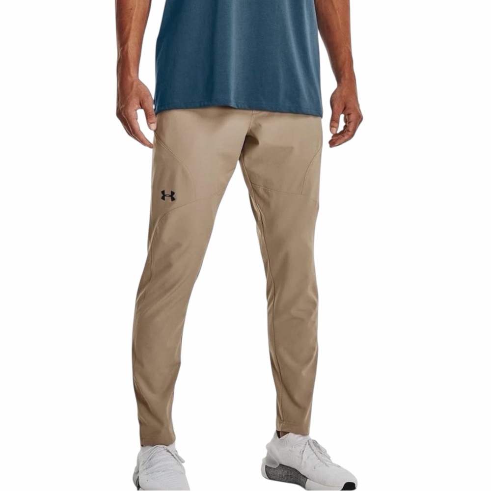 Under Armour Men’s Fitted Training Joggers Beige Size Large